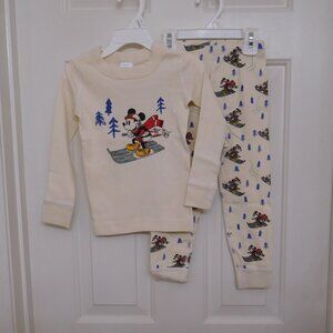 NWT 2pc Hanna Andersson Disney Mickey Mouse Pajamas sz 3t